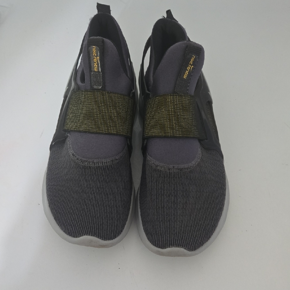Nike Gray Athletic Shoes with Slip-On Design